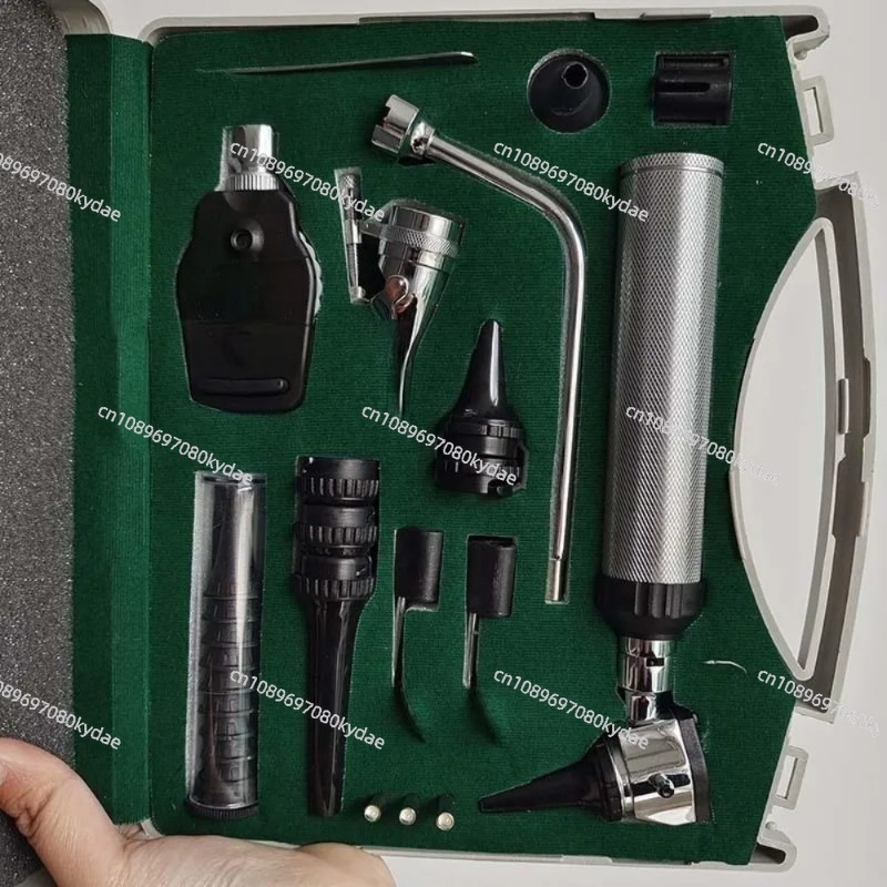 Otoscope Ophthalmoscope Set - Profesyonel Yüz İnceleme Setleri Oftalmoskop Otoskop