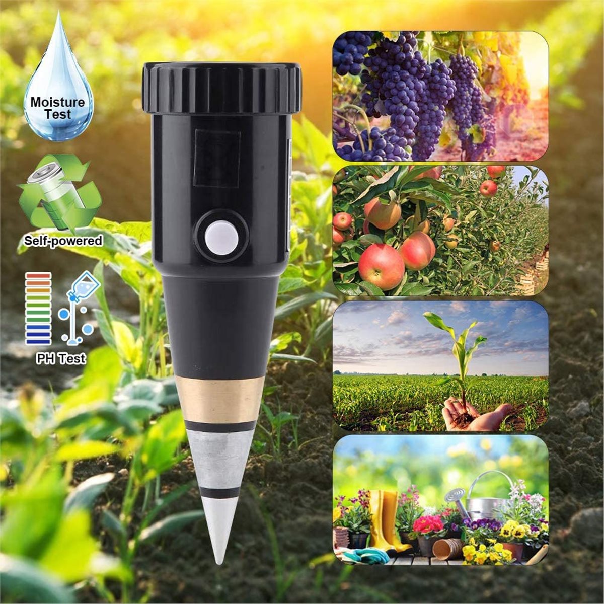 Ph Meter - LNHF Toprak PH ve Nem Ölçer