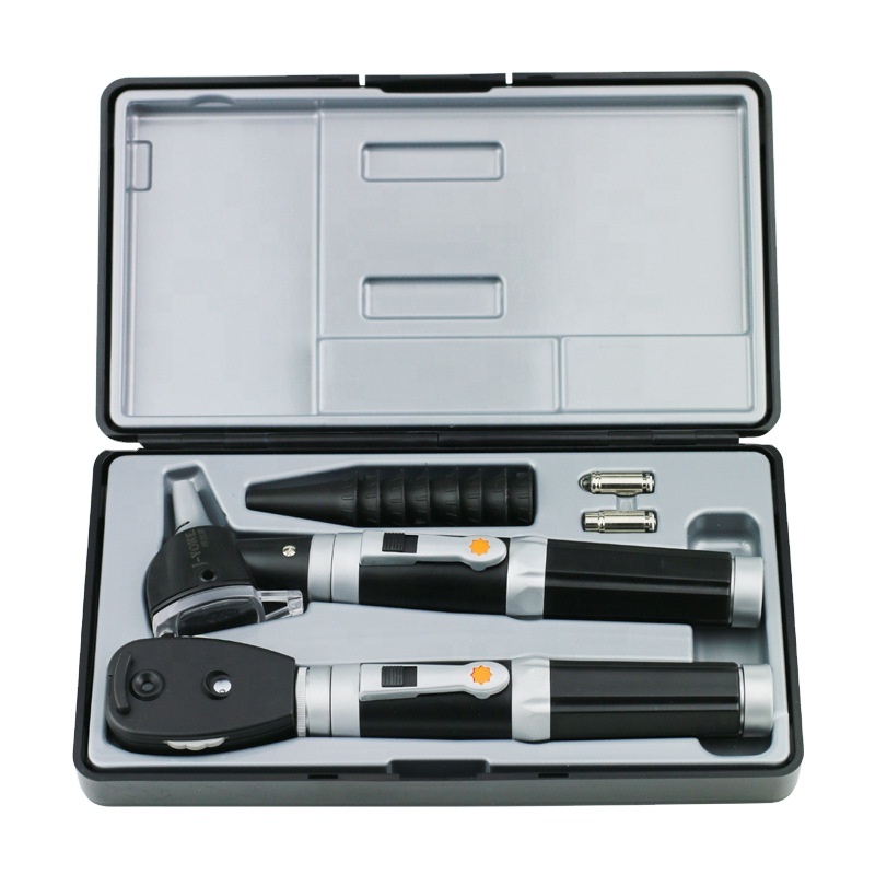 Otoscope Ophthalmoscope Set - Yüksek kaliteli profesyonel teşhis cihazı, taşınabilir
