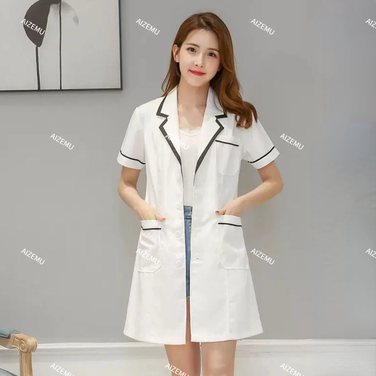 Kadın spa elbise kısa kollu gü - Medical Lab Management incelemesi ve fiyatı