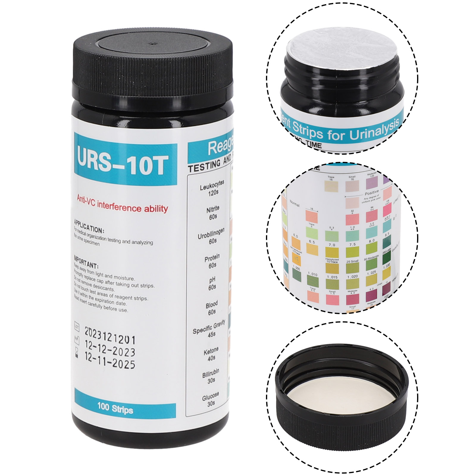 100 Şerit URS-10T Reaktif İdra - Urinalysis Reagent Strip incelemesi ve fiyatı