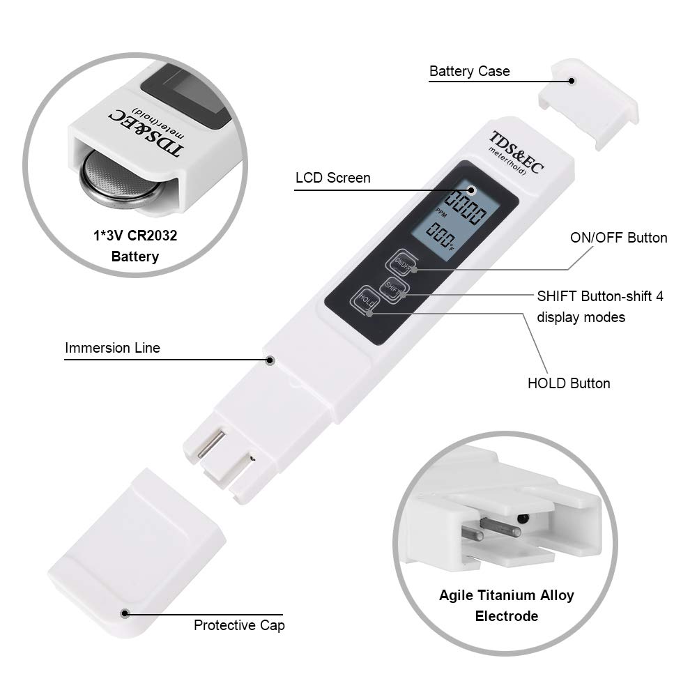 Yeni 1 adet Beyaz El TDS Dijit - Ph Meter incelemesi ve fiyatı