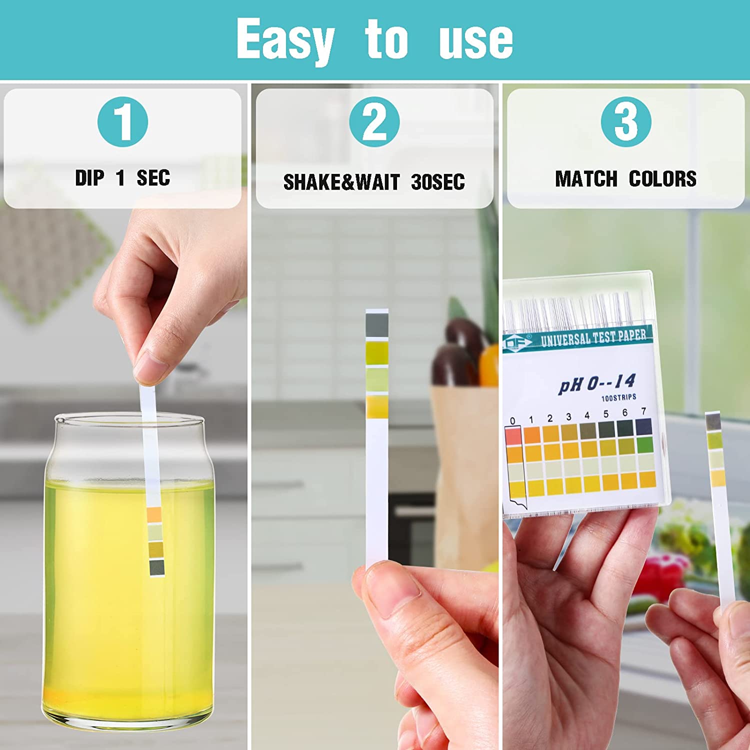 100 Şerit 0-14 PH Alkali Asit  - Ph Meter incelemesi ve fiyatı