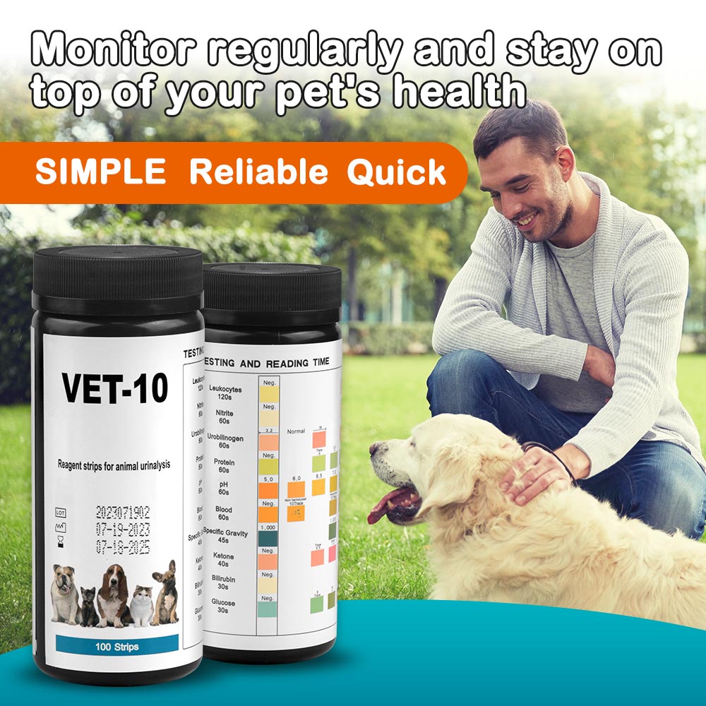 10 Parametreli Kedi ve Köpek İ - Urinalysis Reagent Strip incelemesi ve fiyatı