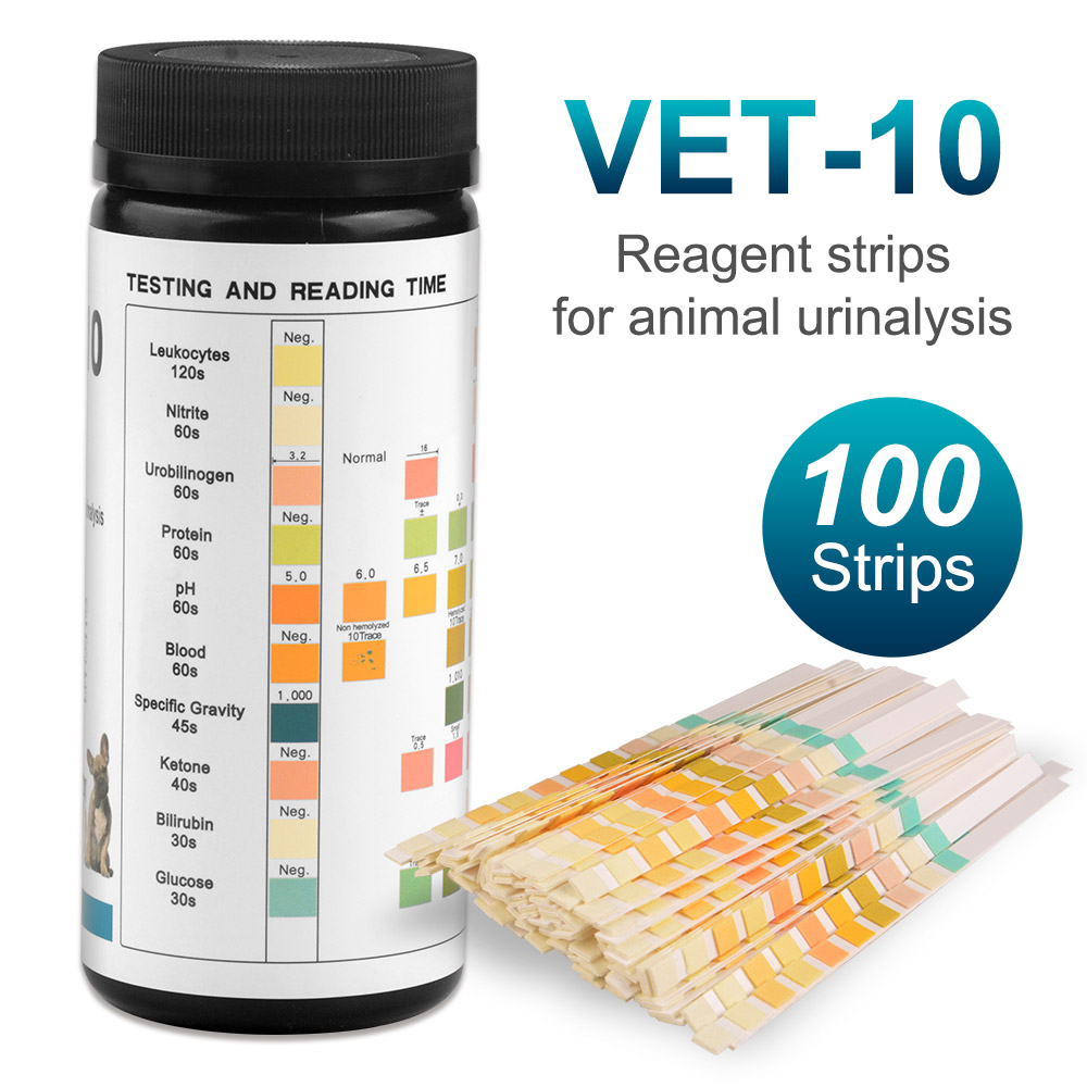 10 Parametreli Kedi ve Köpek İ - Urinalysis Reagent Strip incelemesi ve fiyatı